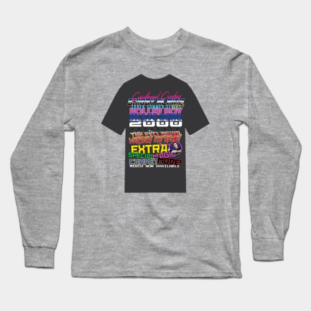 𝒸𝒶𝓇𝒹𝒷𝑜𝒶𝓇𝒹 𝒸𝑜𝓌𝒷𝑜𝓎 𝕊𝕂𝕀𝔹𝕆𝕐 𝔸𝕃ℙ𝕀ℕ𝔼 TSHIRT EDITION BLACK Long Sleeve T-Shirt by CardboardCowboy